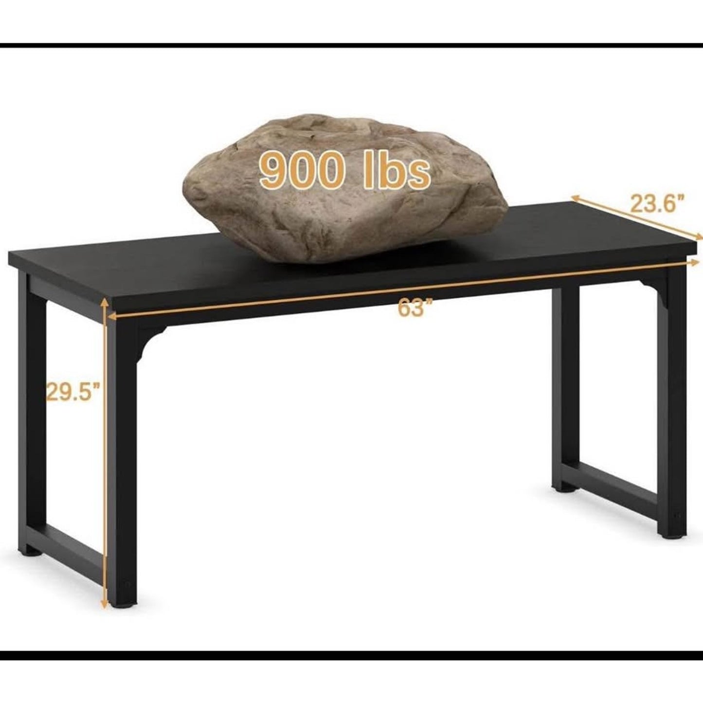 $90 obo NSdirect 63 inch Computer Desk,Modern Simple Style PC Table Office Desk Wide Workstation for