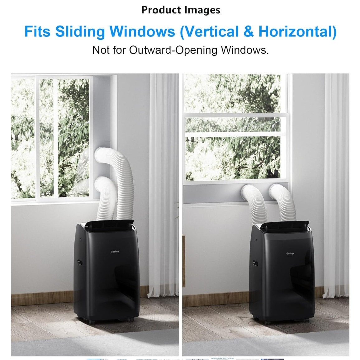 Dual Hose Portable Air Conditioner, [2025 Upgraded] Full DC Inverter Compressor, Energy-Saving 13.6