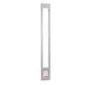 Small Pet Patio Door, 5" x 7" Flap Size Adjustable Height 77-5/8" to 80-3/8", White