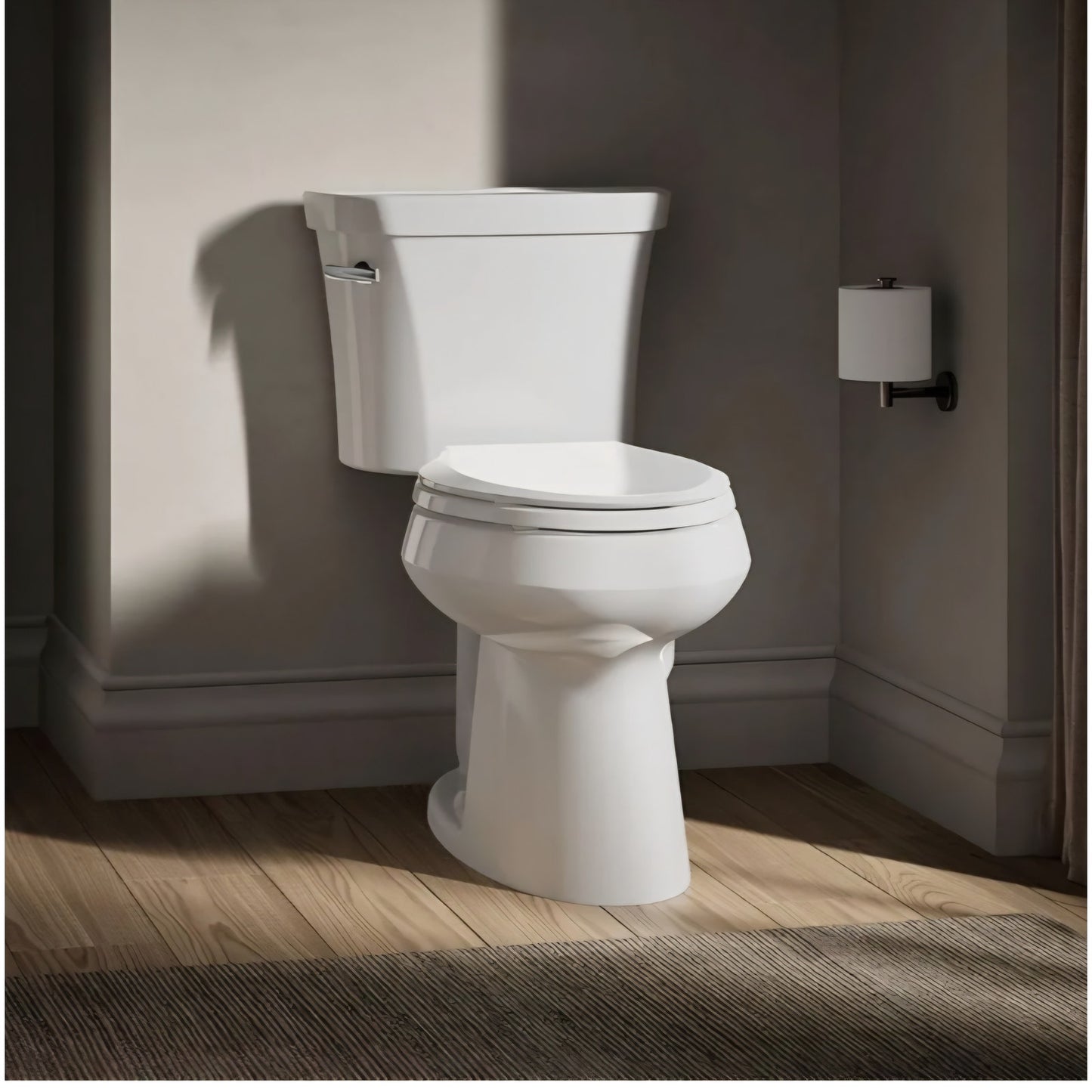 Kohler 3979-0 Highline Comfort Height Two-piece elongated 1.6 gpf chair height toilet