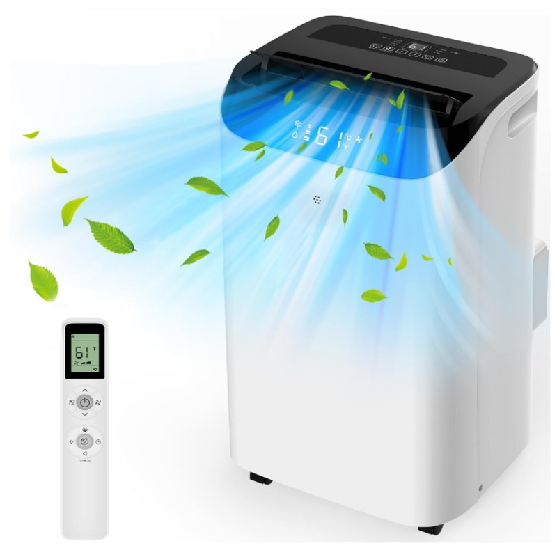 14000 BTU Portable Air Conditioners with Remote Control, 3-in-1 Free Standing Cooling AC Unit