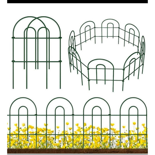 Amagabeli garden & home 32in(H)×20ft(L) Decorative Garden Fences and Borders for Dogs 14panels No Di