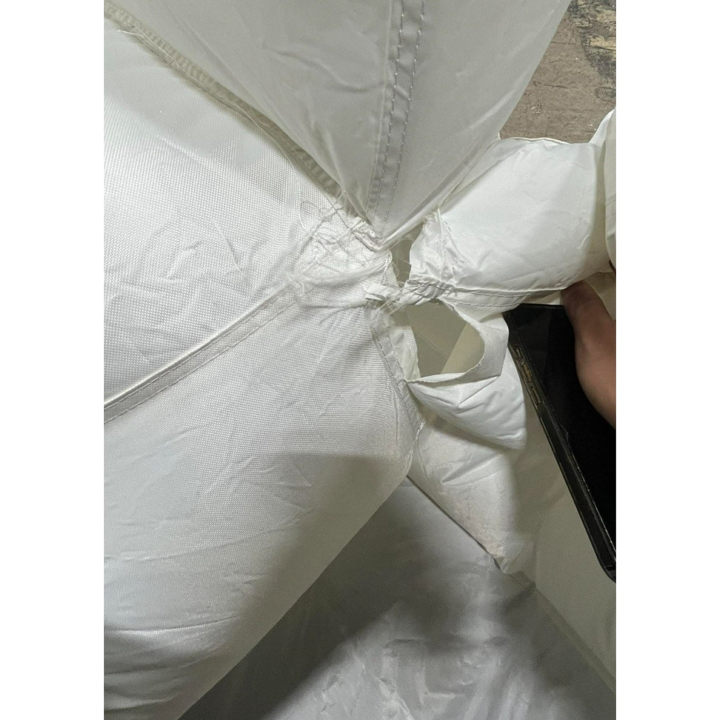 Bounce House Medium to Large White Bounce House Inflatable Castle 12FTx8.5FT