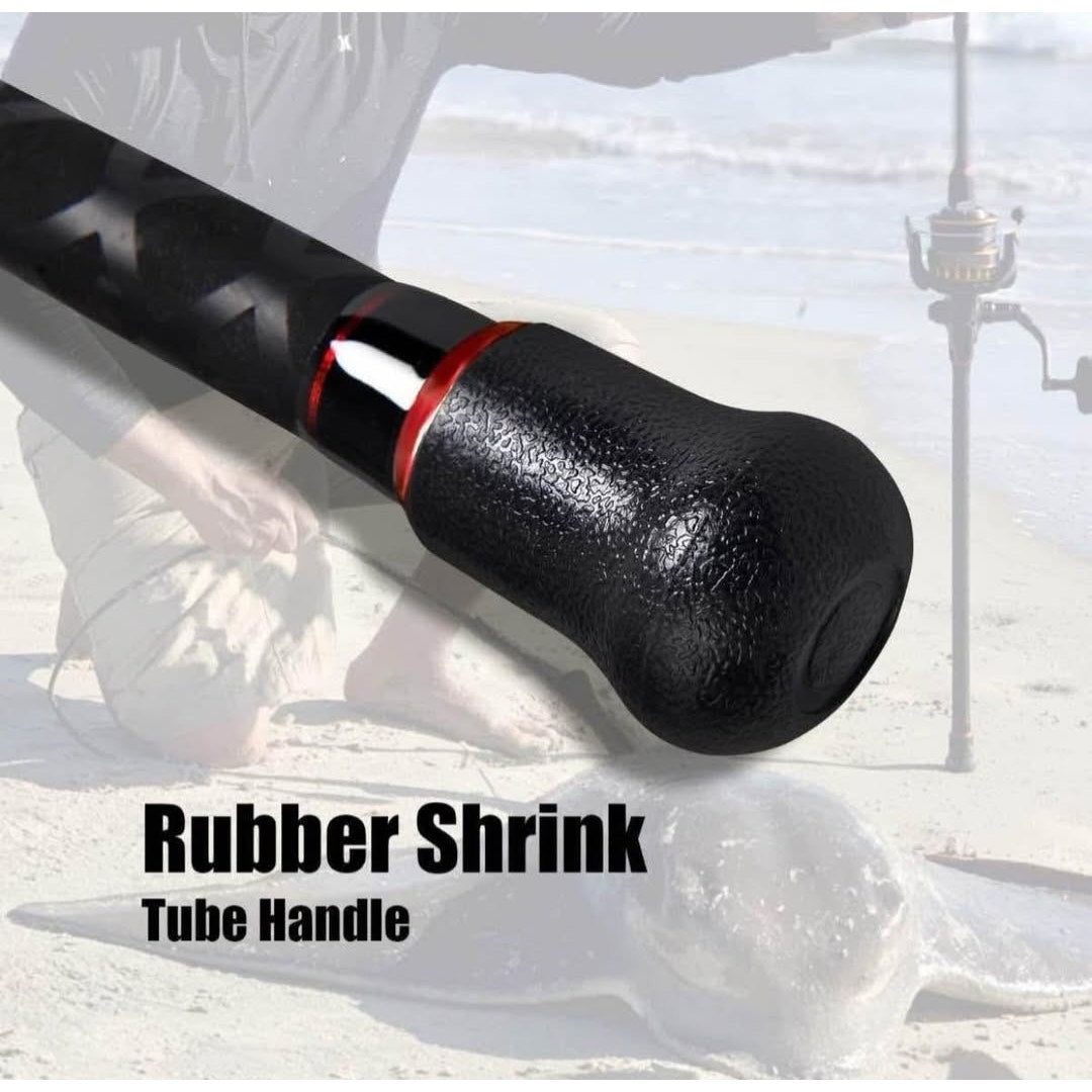 Fiblink Surf Spinning Fishing Rod 2-Piece Graphite Travel Fishing Rod(10 Feet)