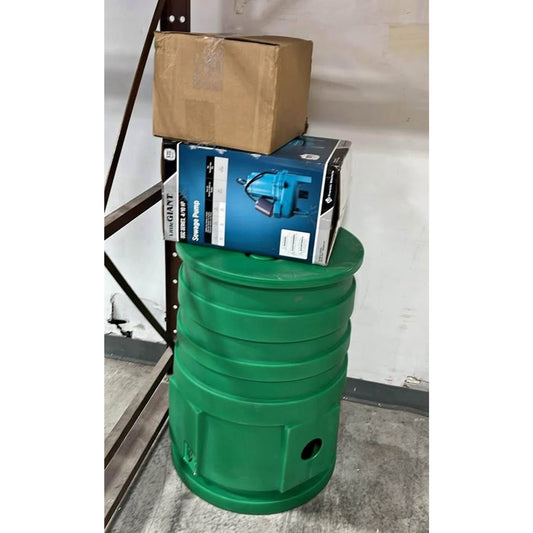 Little giant WCR-9SS 115 Volt, 4/10 HP, 4800 GPH Sewage/Effluent/Wastewater Collection and Removal S