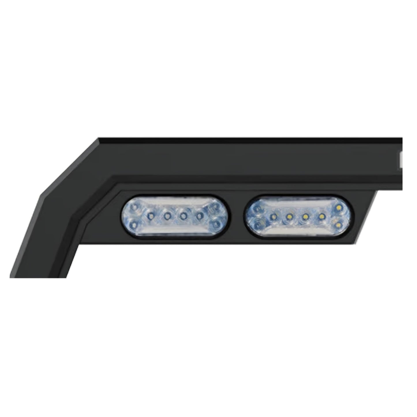 Magnum Low Pro Lighted Headache Rack with Window Cut Out | Fits RAM Classic