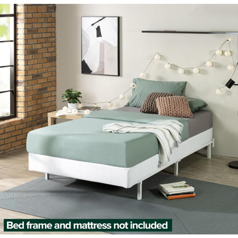 Zinus 7 Inch Twin Metal Smart Box Spring with Quick Assembly, Mattress FoundationStrong Metal Frame