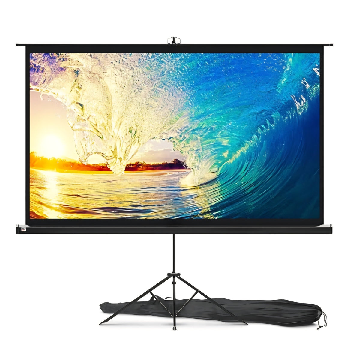 Projector Screen with Stand 84" - Indoor & Outdoor Projection Screen for Movie or Office
