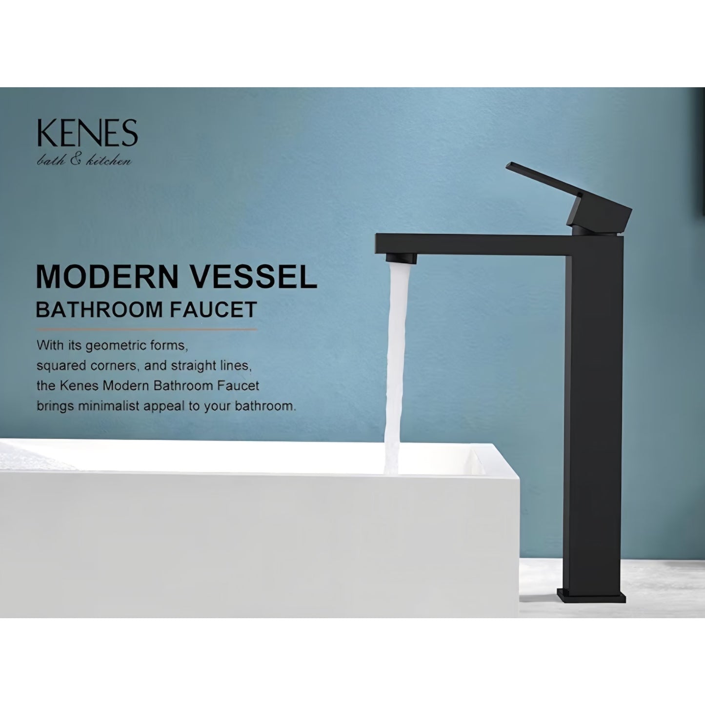 Single Handle Tall Vessel Sink Faucet Vanity Bathroom Faucet Basin