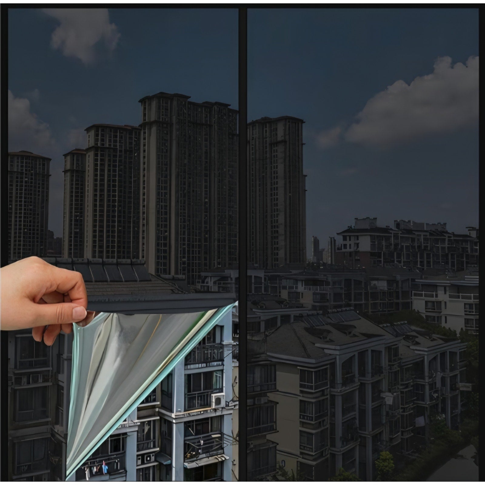 Window Film 23.6" x 157.5" Window Film for Ultimate Privacy and Sun Blocking Room