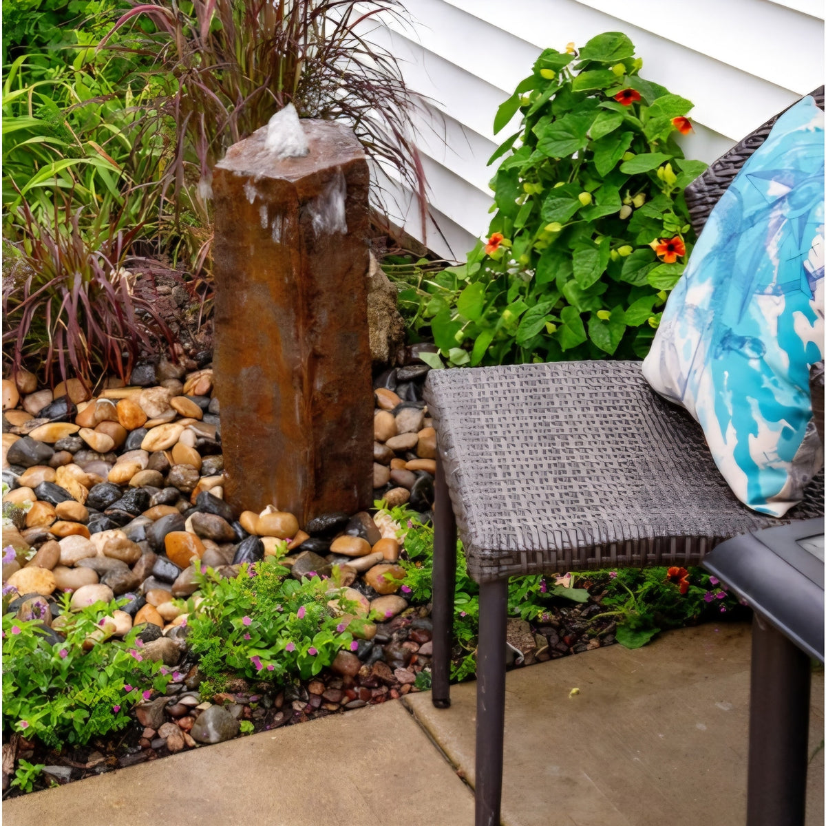 Aquascape Faux Basalt Column Fountain Kit, 24 inch H (61 cm), 78251