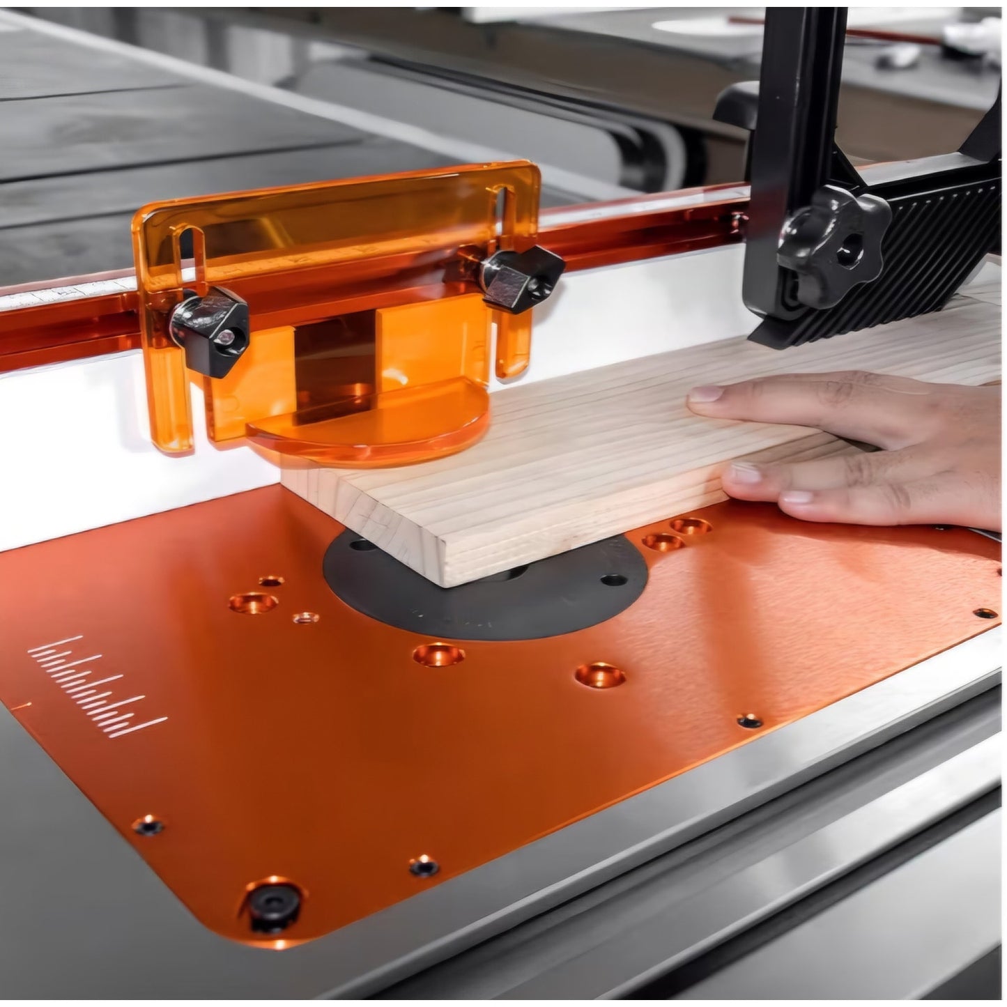 Cast Iron Router Table Extension Wing, 27 Inch by 16 Inch Router Table Top 11-3/4 Inch by 9-1/4Inch
