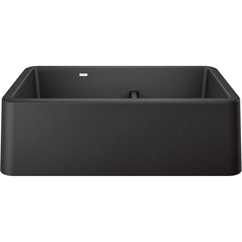 BLANCO, Anthracite 402322 IKON SILGRANIT 60/40 Double Bowl Apron-Front Kitchen Sink, 33" X 19"