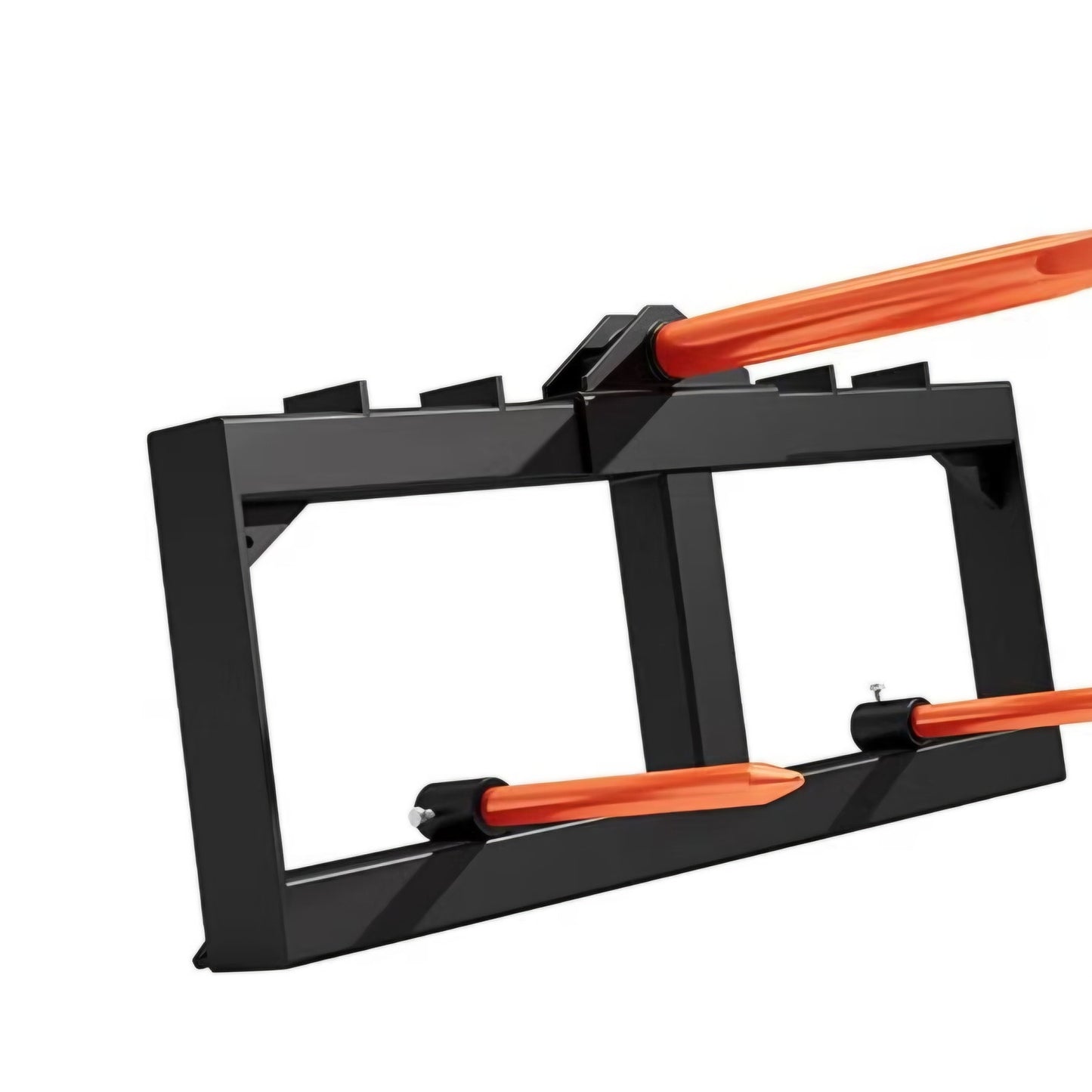 Garvee Skids Steer Quik Attach Hay Bale Spear Frame ONLY- Missing spears