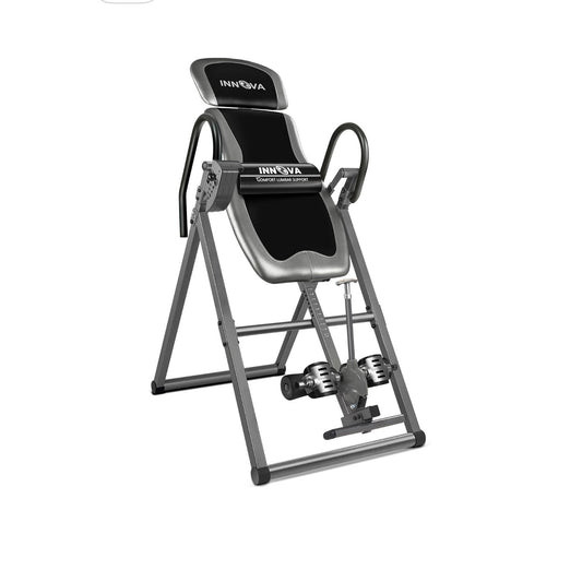 Innova Inversion Table with Adjustable Headrest, Reversible Ankle Holders