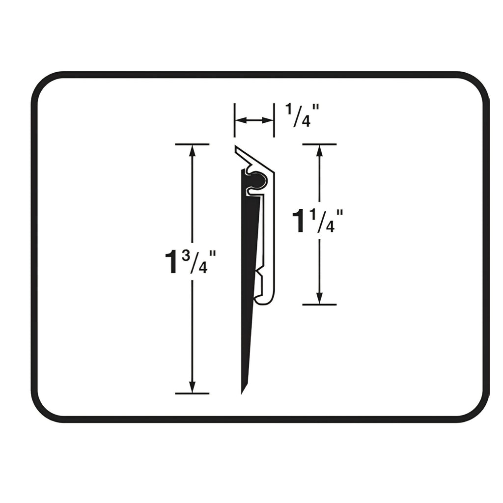 M-D Building Products 68247 All-Season Door Sweep, Heavy Duty Aluminum, Ideal for Residential