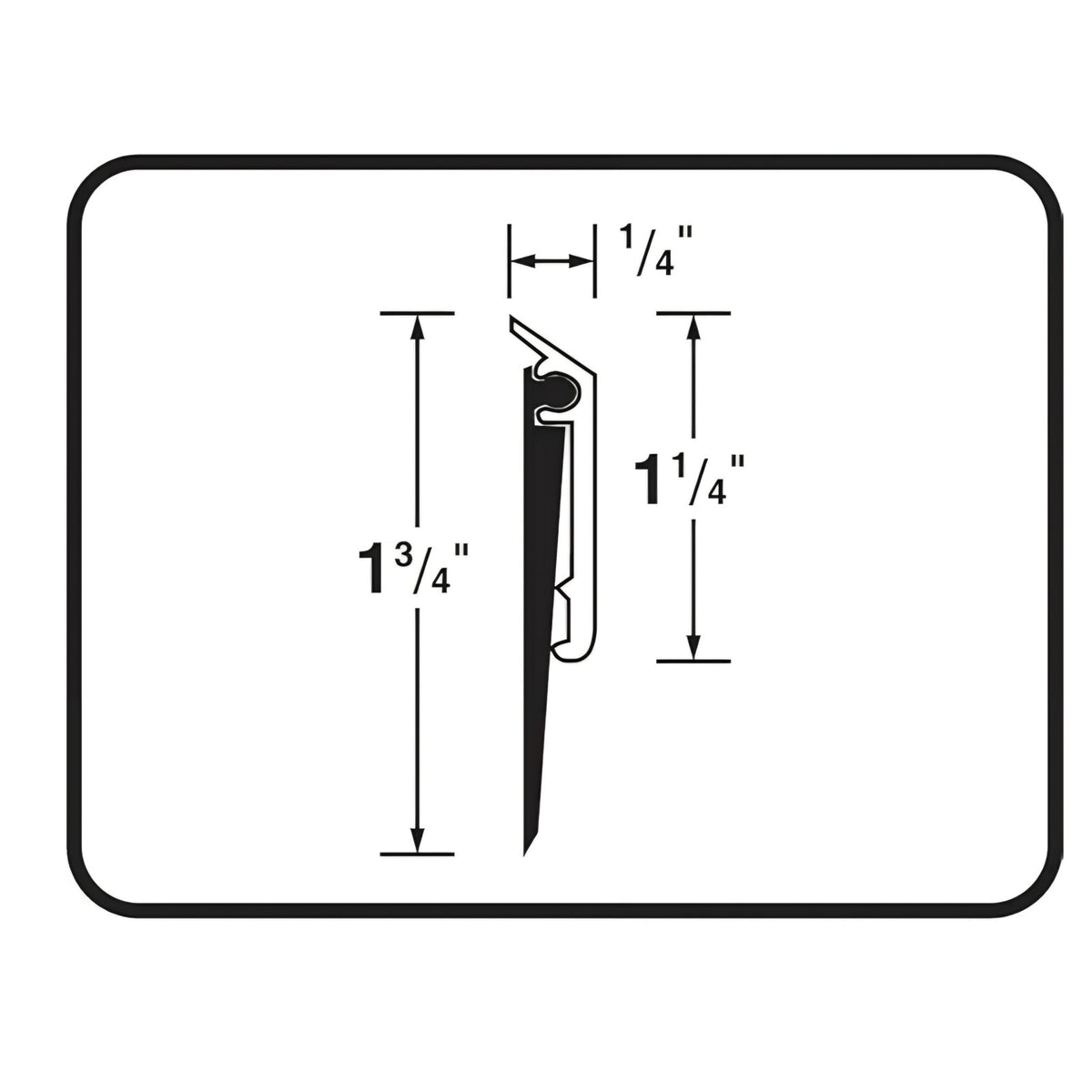 M-D Building Products 68247 All-Season Door Sweep, Heavy Duty Aluminum, Ideal for Residential
