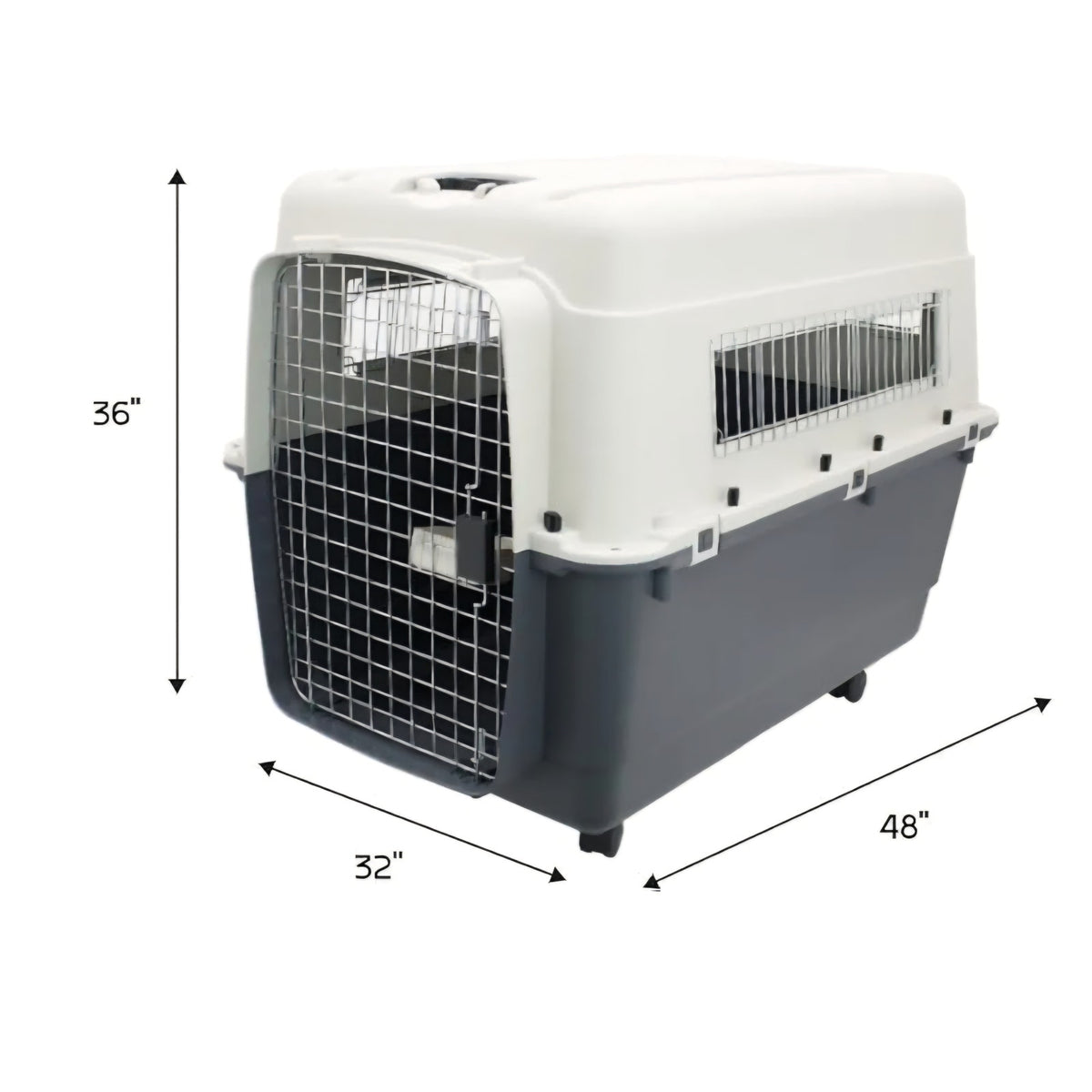 Approved Wire Door Travel Dog Crate, XXX-Large