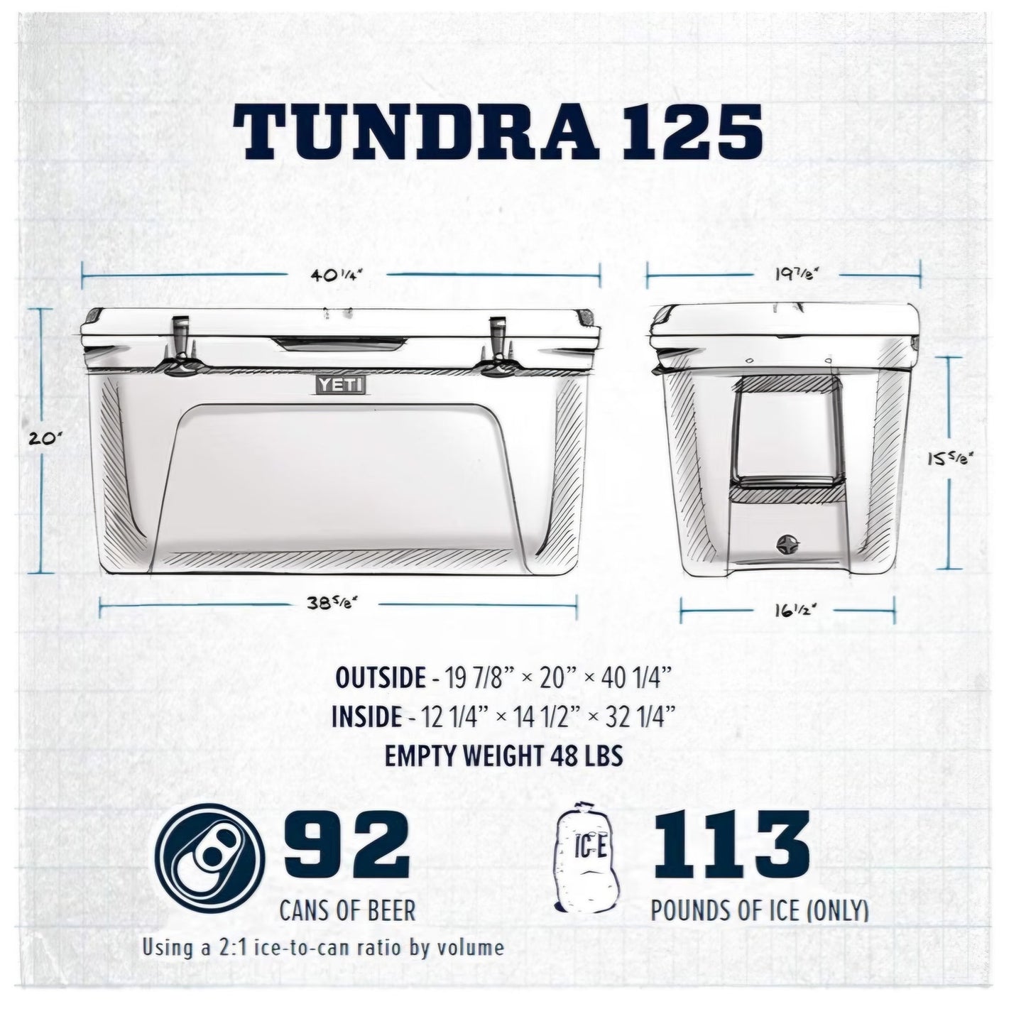 YETI Tundra 125 Hard Cooler