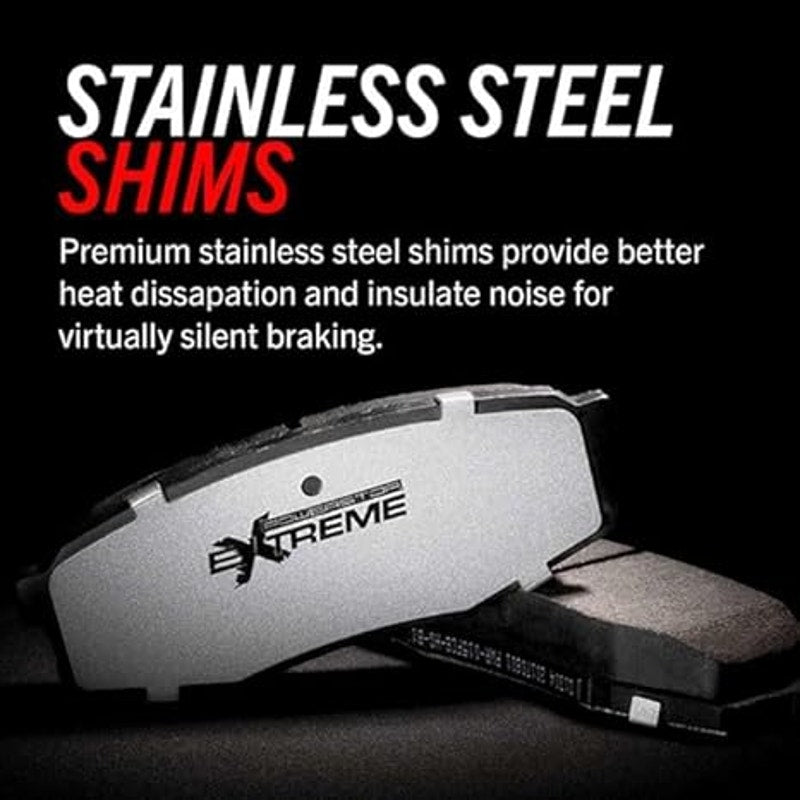 PowerStop Front Brake Pads For Genesis G70 2019-22, Kia Stinger 2018-23 - Z26 Carbon-Fiber Ceramic