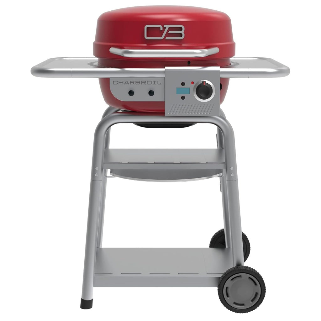 Bistro Pro Electric Grill & Griddle + Charcoal Mode, Red - 25302146