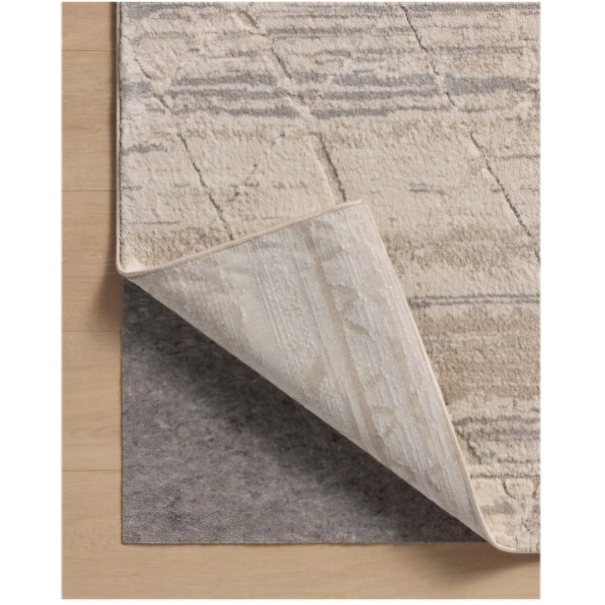 Loloi Amber Lewis Monty Ivory/Natural 18" x 18" Sample Rug MOT-02 Approx. 18"x18"