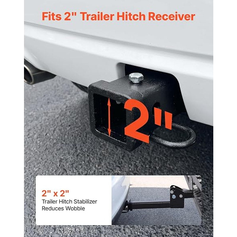 VEVOR Hitch Mount Cargo Carrier, 60" x 36" x 6" Folding Rear Luggage Rack Basket,  500LBS Capacity.