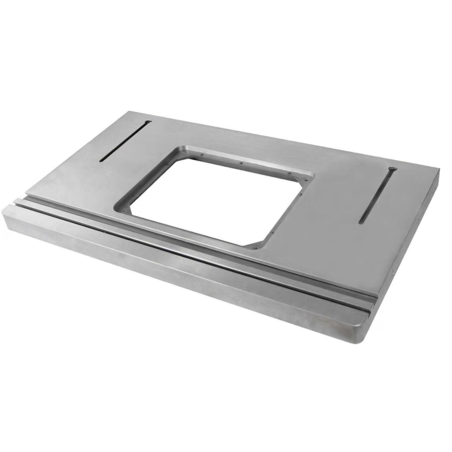 Cast Iron Router Table Extension Wing, 27 Inch by 16 Inch Router Table Top 11-3/4 Inch by 9-1/4Inch