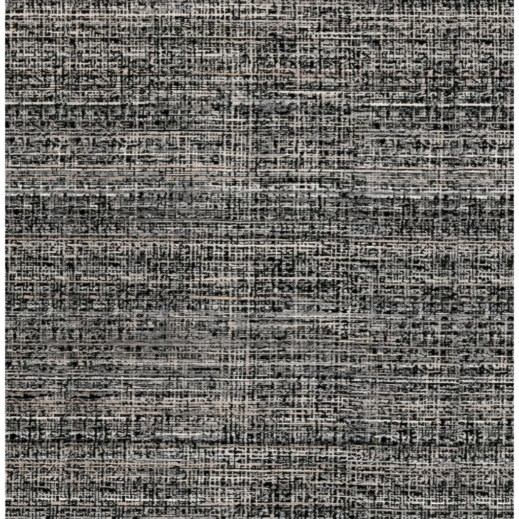 Garland Rug Rumba Indoor Floor Rug Area Rug Black/Earth Tones 12 Ft. X 12 Ft.