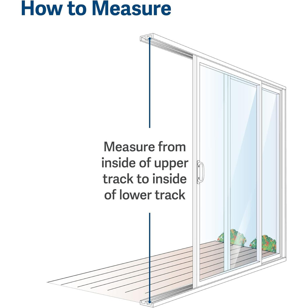 PetSafe Sliding Glass,PetDoor-Aluminum Frame-Adjustable Height 75 7/8" to 80 11/16"-Up to40lb-White