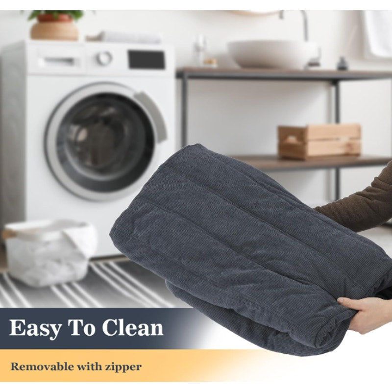 Memory Foam Bean Bag Chair, Gray
