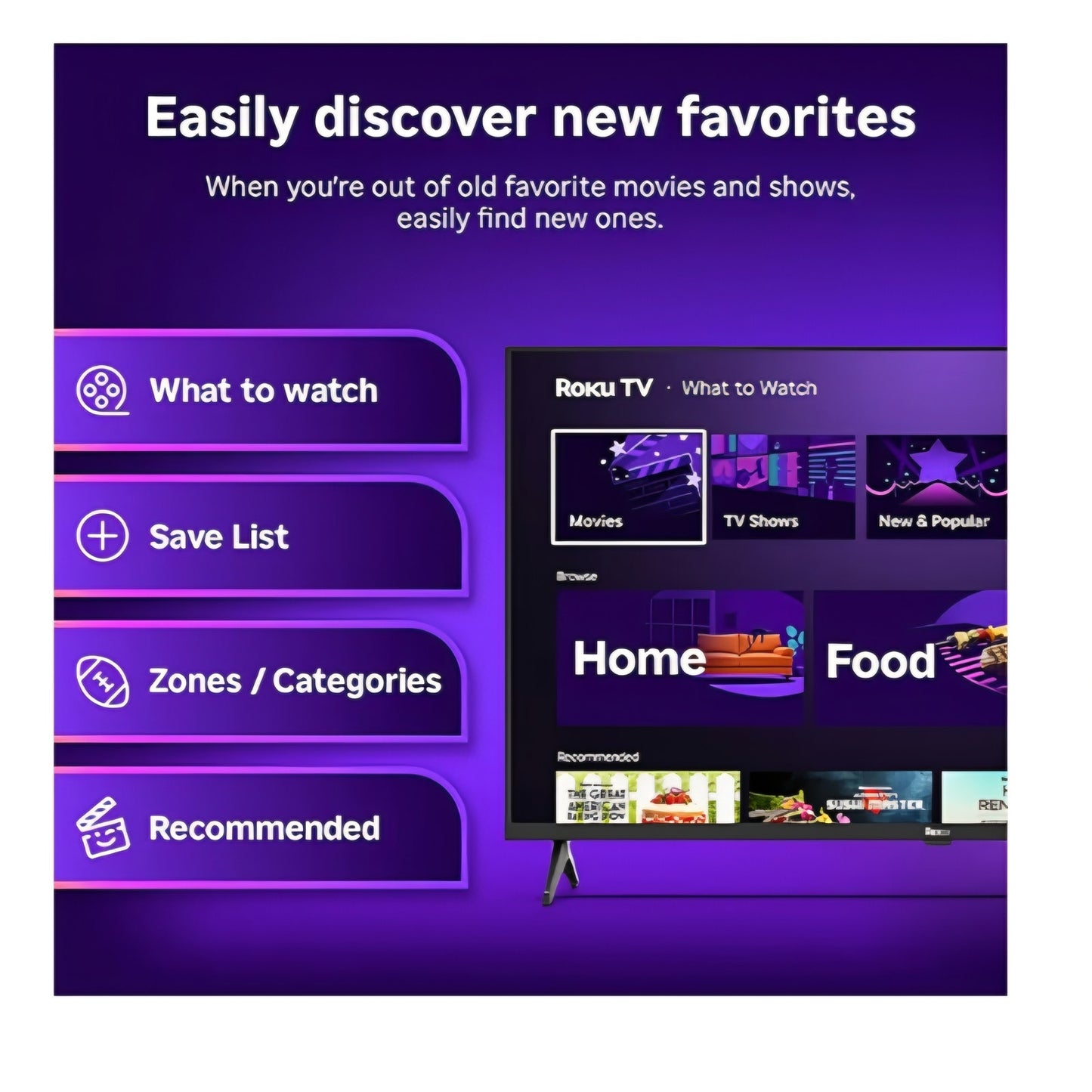 Roku Smart TV 2025 – 40-Inch Select Series, 1080p Full HD TV – Roku TV with Voice Remote