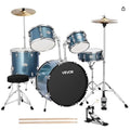VEVOR Drum Set, 5-Piece 22 in Junior Drum Sets, Beginner Drums Set with Adjustable Throne, Cymbal
