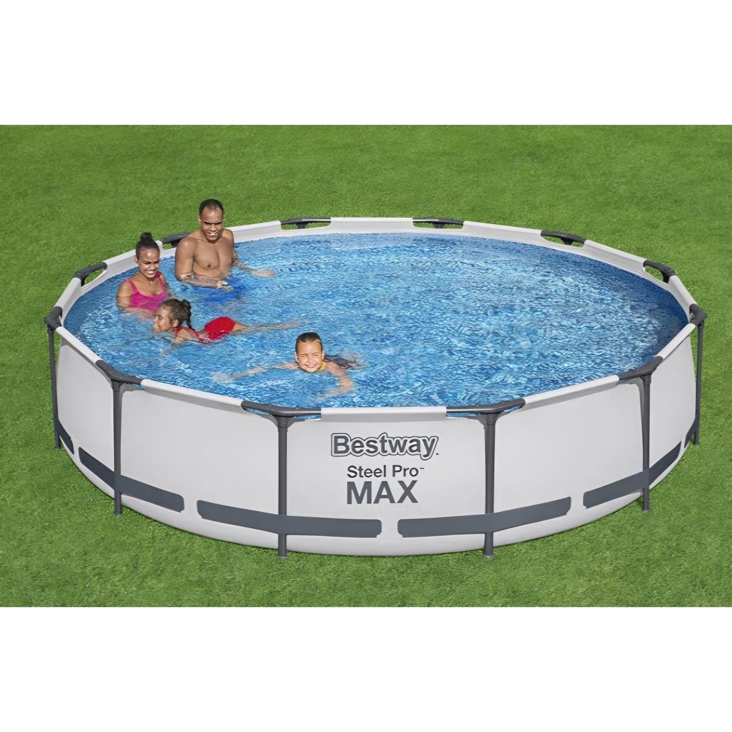 Bestway Steel Pro MAX Above Ground Swimming Pool (12' x 30") | Round Outdoor