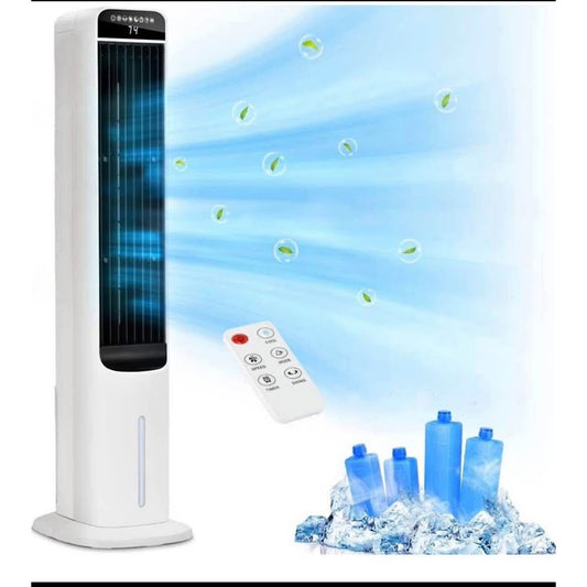 Uthfy 41" Swamp Cooler, Evaporative Air Cooler With 4 Ice Packs And Remote, 80° Oscillation