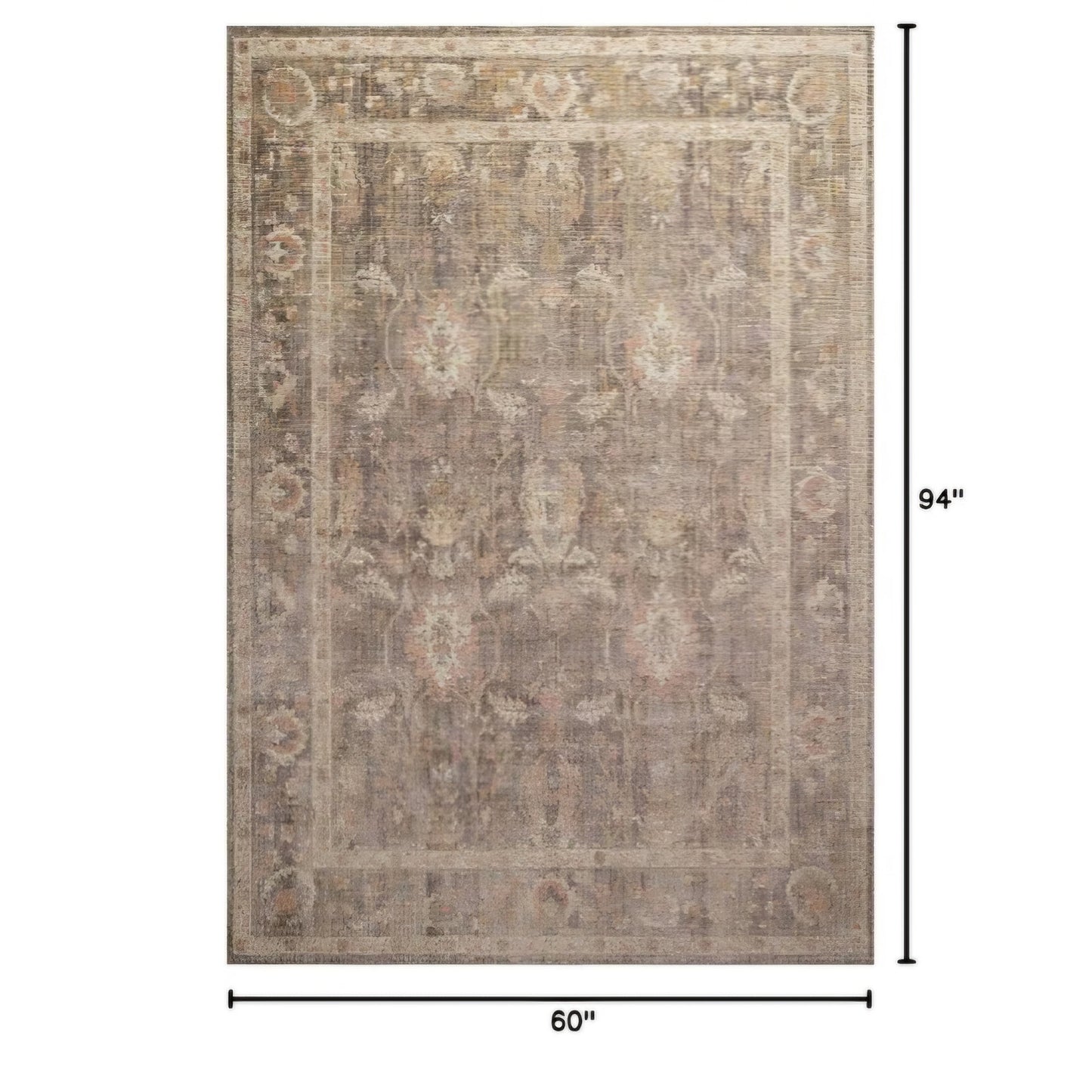 Loloi Chris Loves Julia Rosemarie Sage/Blush 5' x 7'-10" Area Rug