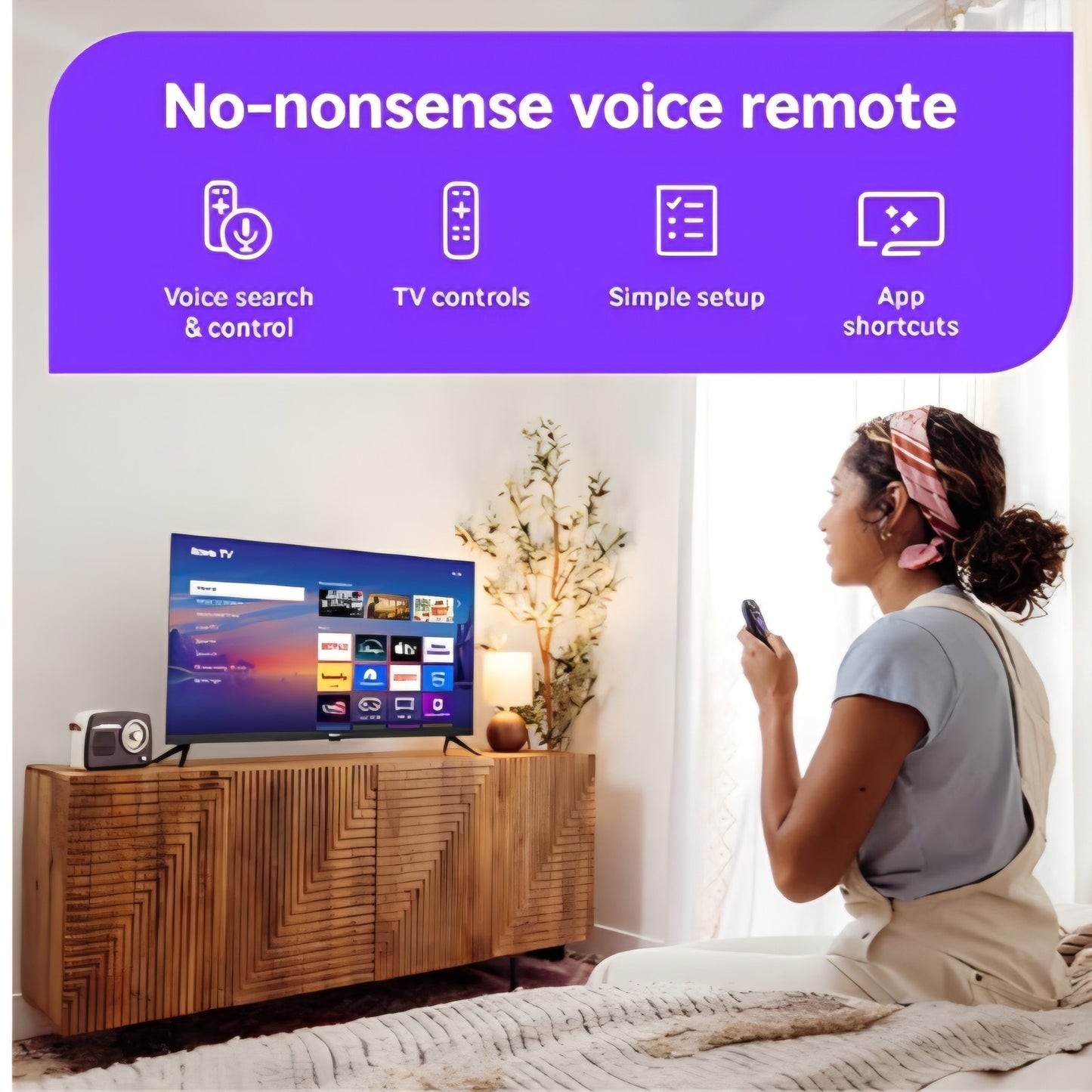 Roku Smart TV 2025 – 40-Inch Select Series, 1080p Full HD TV – Roku TV with Voice Remote
