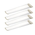 4FT LED Kitchen Puff Ceiling Lights Dimmable, 40W, 4800LM, 4000K,48 Inch LED 6 pack
