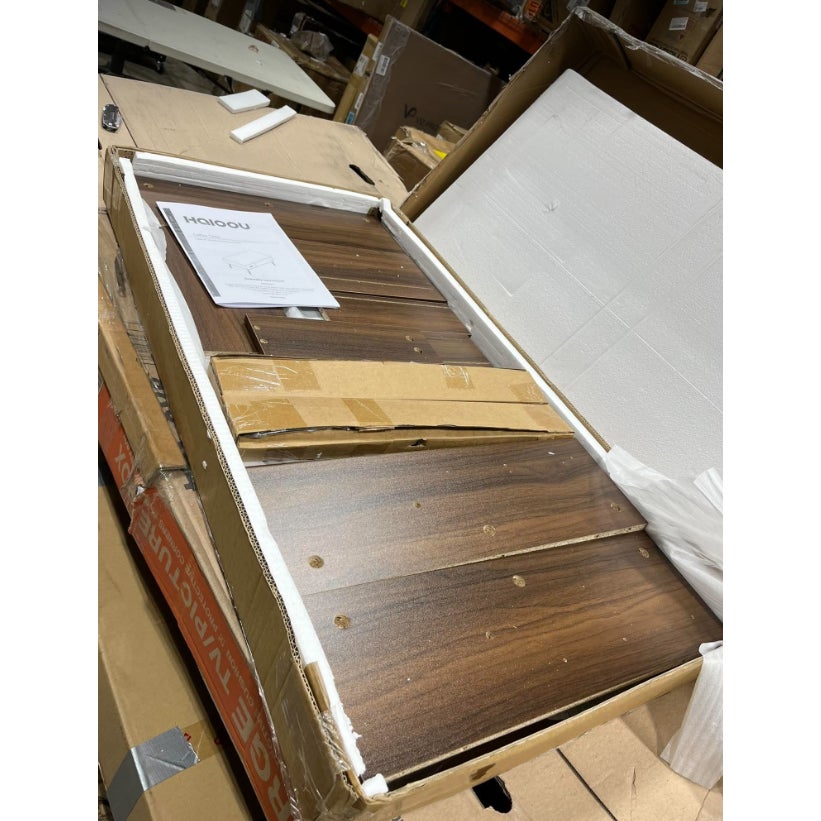 HAIOOU Mid Century Modern Coffee Table with Storage for Living Room