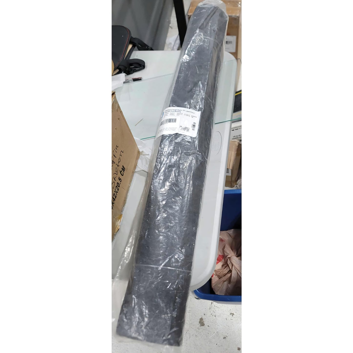 Super thin absorbent rug poly backing