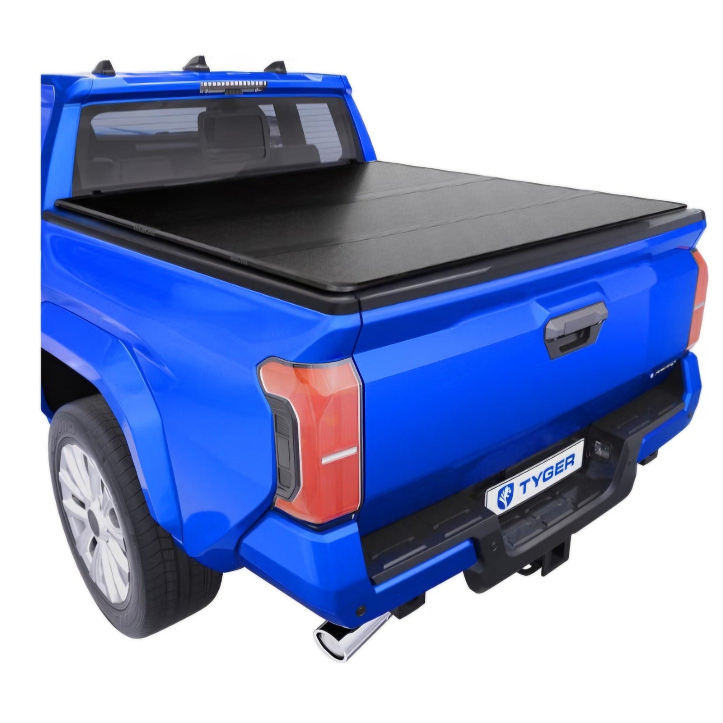 Tyger Auto T5 Tri-Fold Alloy Hardtop Truck Bed Tonneau Cover Compatible with2024 2026 Toyota Tacoma