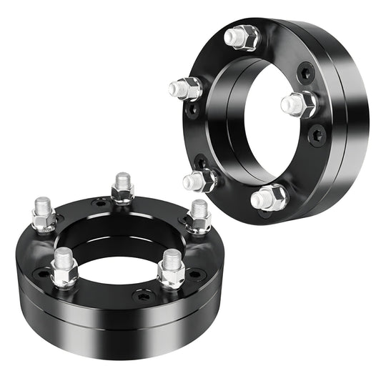 2PCS 6x5.5 to 5x5.5 LugCentric Wheel Adapters for GMC Sierra Chevy Silverado 1500 Ram 1500