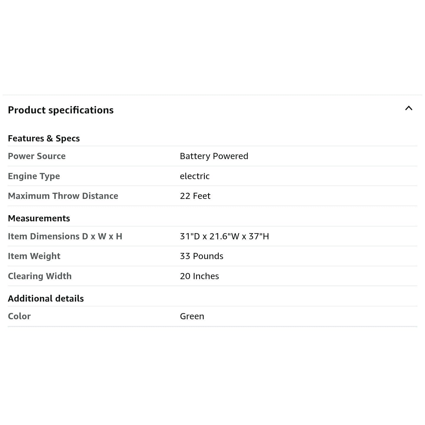 Greenworks 80V (75+ Compatible Tools) 20” Brushless Cordless Snow Blower, 2.0Ah Battery and Charger