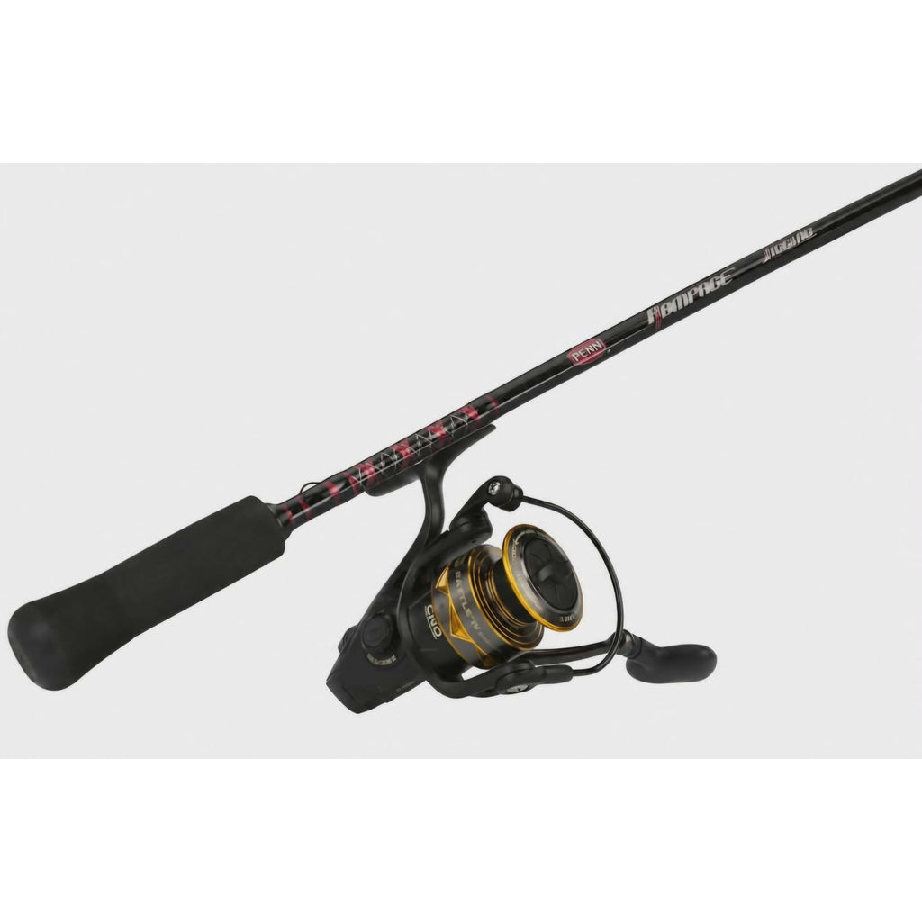 Penn Rampage Boat Spinning Fishing Rodwith Penn Battle IV Spinning Fishing Reel