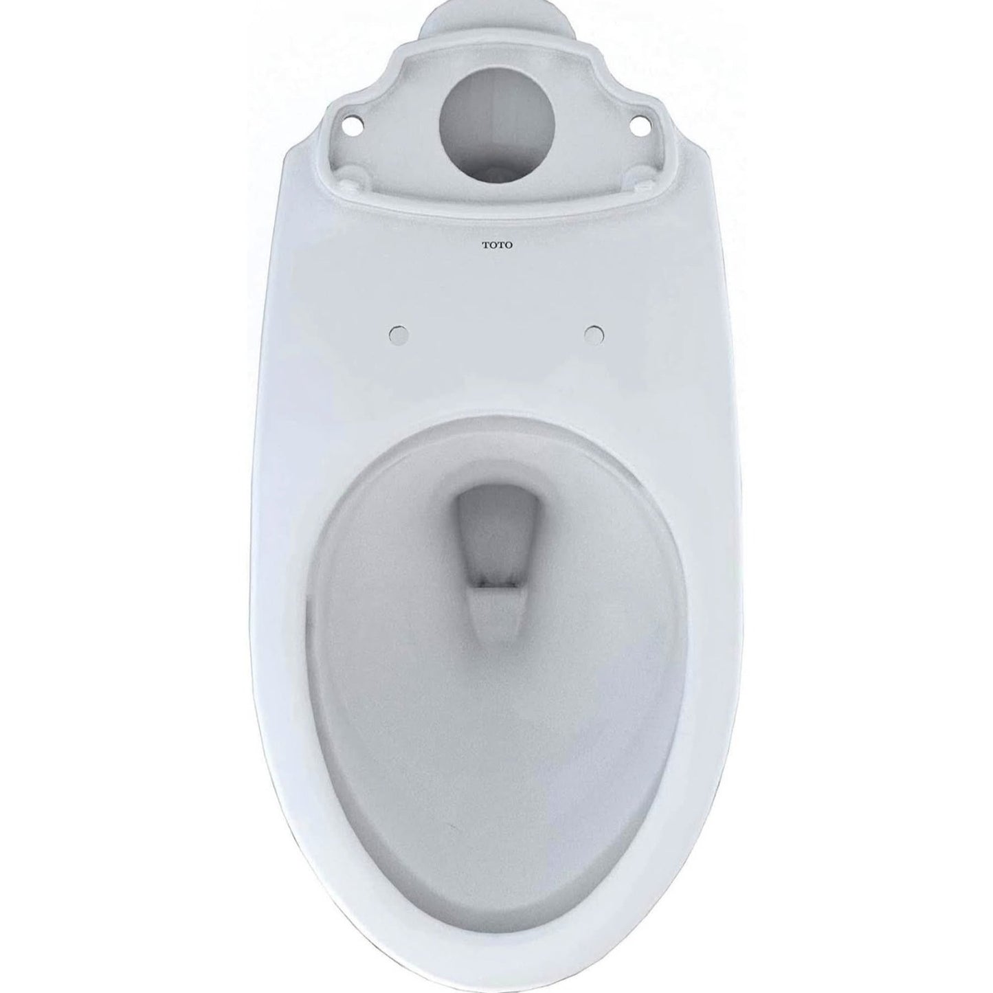 TOTO Drake Elongated TORNADO FLUSH Toilet Bowl with CEFIONTECT, Cotton White