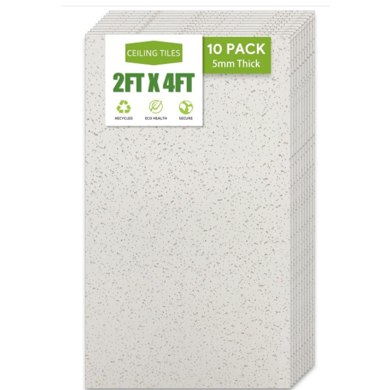 2ft x 4ft Printed Pro Ceiling Tile，Drop Ceiling Tiles 24 x 48in. Waterproof,Washable and Fire-Rated