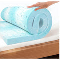 EGO 3 Inch Queen Mattress Topper Gel Memory Foam for Pressure Relief Cooling Gel Infused