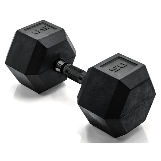 CAP Barbell Coated Hex Dumbbell Weight - Single | 50 lbs