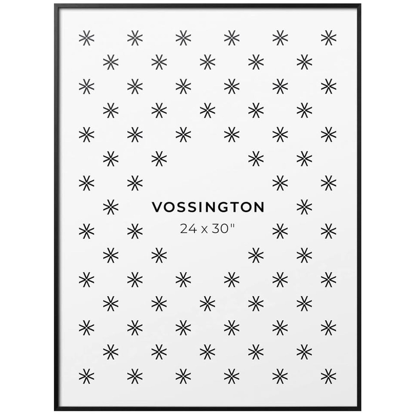 24x30 Frame Black - Exclusive Thin 24 x 30 Black Poster Frame For Wall - Aluminum Metal - Fits One 2