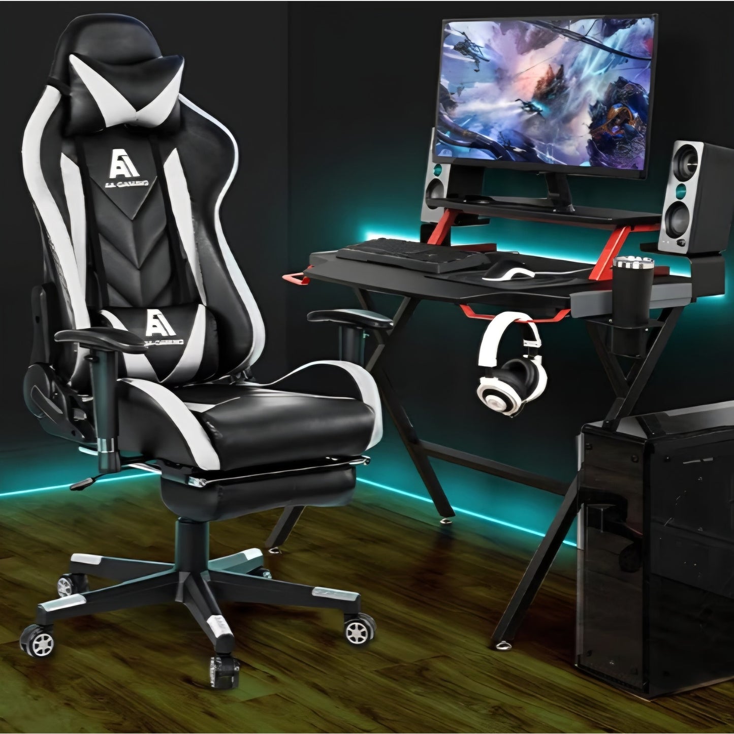 Gaming Chair High Back Ergonomic Computer Racing Chair Adjustable Office Chair